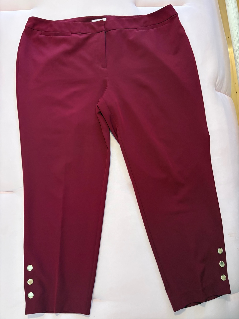 Liz Claiborne Mid Rise Alyssa Pedal Pusher Pants